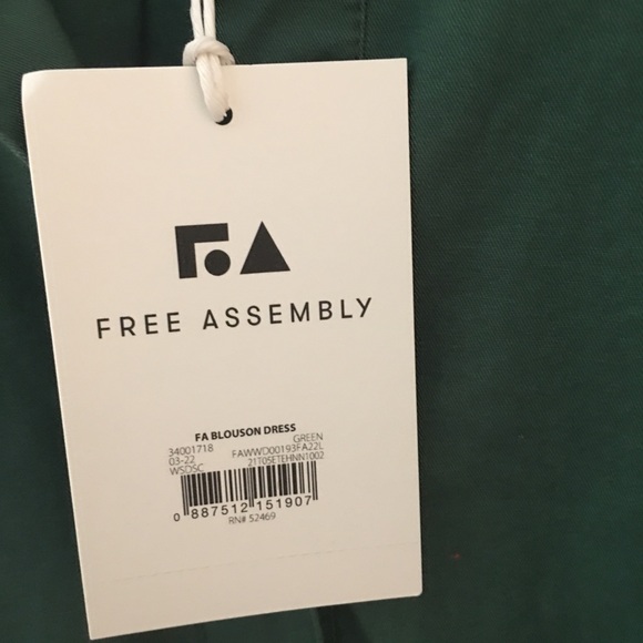 2 Long Sleeve Dresses Size Small NWT Umagee & Free Assembly - Picture 4 of 10